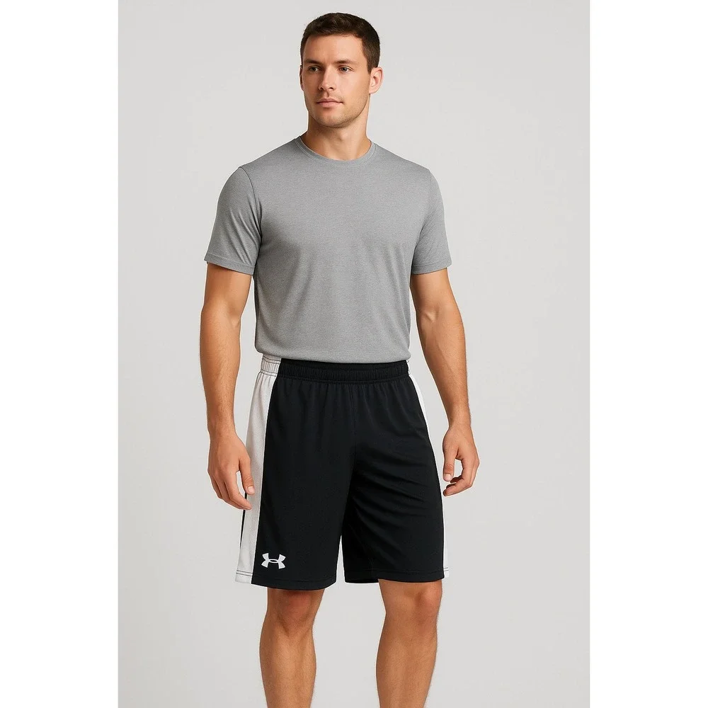 Under Armour‎ Men's Black White Athletic Shorts S/P CH